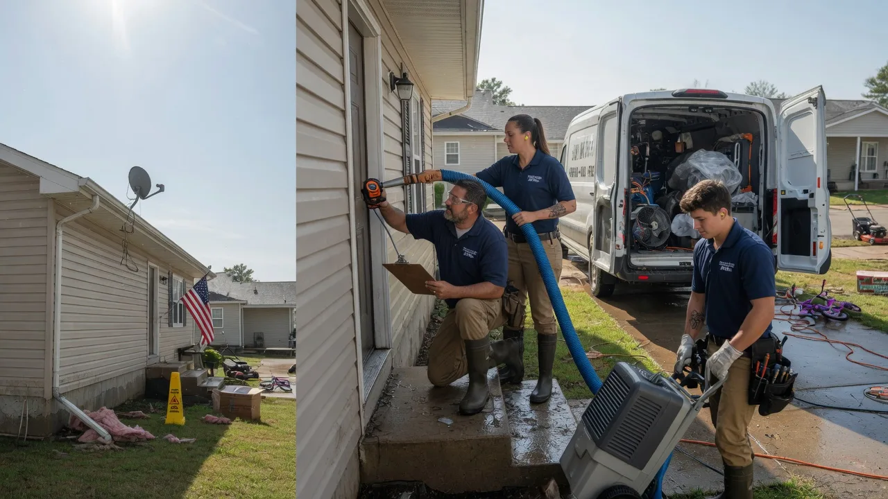 Ceiling Water Damage Restoration in Maysville, OK near me